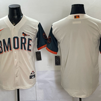 Men's Baltimore Orioles Cream 2026 City Connect Stadium Jersey