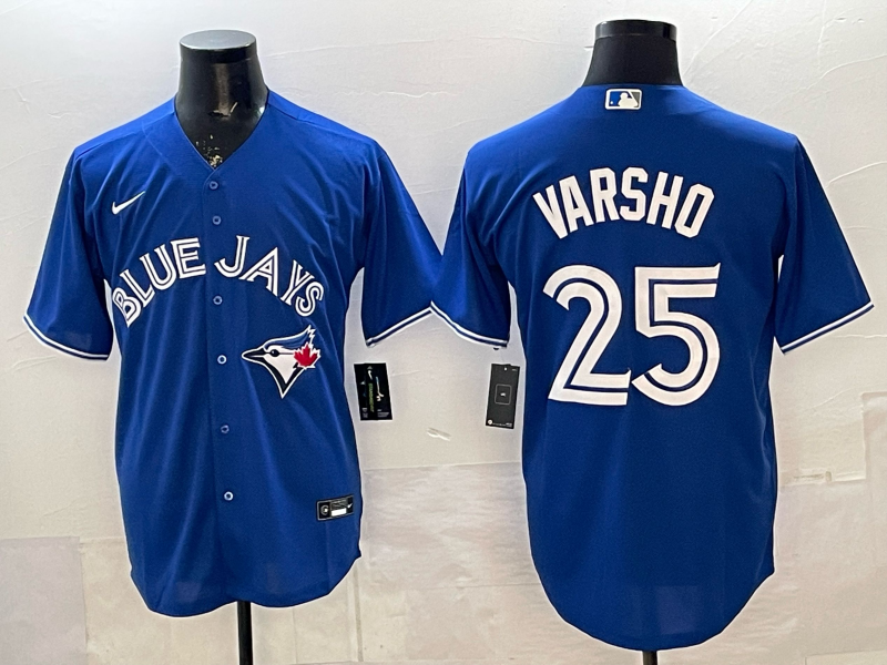Men's Toronto Blue Jays Daulton Varsho #25 Royal Alternate Player Jersey