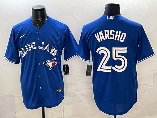 Men's Toronto Blue Jays Daulton Varsho #25 Royal Alternate Player Jersey