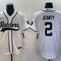 Men's Las Vegas Raiders Ashton Jeanty #2 White Player Game Jersey