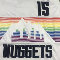 Men's Denver Nuggets Nikola Jokic #15 NBA White Swingman Jersey1 - Reward version