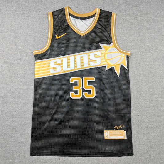 Men's Phoenix Suns Kevin Durant #35 Black Select Series Swingman Jersey1