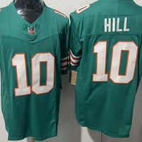 Men's Miami Dolphins Tyreek Hill #10 Aqua Player Game Jersey