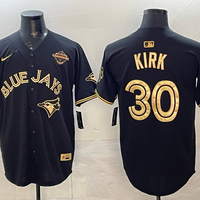 Men's Toronto Blue Jays Alejandro Kirk #30 Black Player Jersey