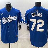 Men's Los Angeles Dodgers Manny Rojas #72 Royal Alternate 2 Replica Jersey