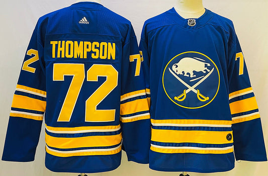Men's Buffalo Sabres Tage Thompson #72 Royal Replica Jersey1