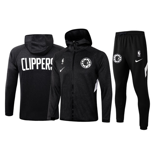 Men's LA Clippers 2019/20 Showtime Full-Zip Therma Flex Performance Hoodie