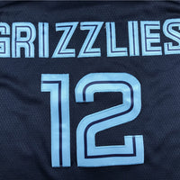 Men's Memphis Grizzlies Ja Morant #12 Navy Replica Fast Break Jersey1