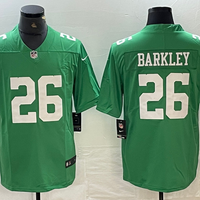 Saquon Barkley #26 Philadelphia Eagles Kelly Green Game Player Jersey - JerseysFreak