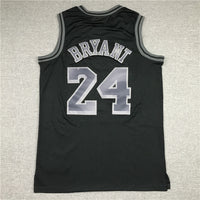 Men's Los Angeles Lakers Kobe Bryant Black Hardwood Classics Swingman Jersey1