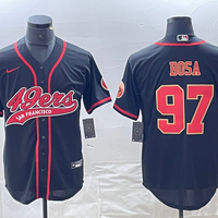 Men's San Francisco 49ers Nick Bosa #97 Black Fashion Jersey1 Joint Edition