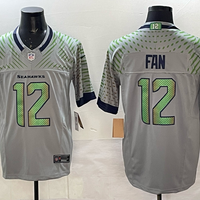 Men's Seattle Seahawks 12s #12 Wolf Gray 2025 Rivalries Collection Limited Jersey