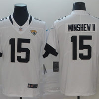 Men's Jacksonville Jaguars Gardner Minshew II #15 White Game Player Jersey1