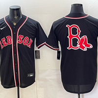 Men's Boston Red Sox Fashion Limited Black Out Jersey