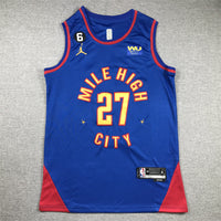 Men's Denver Nuggets Jamal Murray #27 Blue 2022/23 Swingman Jersey1 - Statement Edition