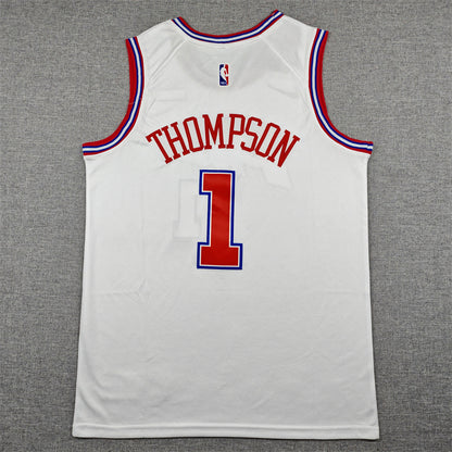 Men's Houston Rockets Amen Thompson #1 White 2025/26 Swingman Jersey - City Edition