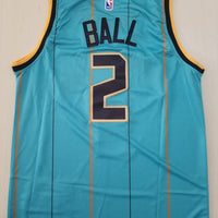 Men's Charlotte Hornets LaMelo Ball Green 2020-21 swingman jersey1