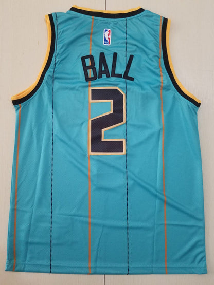 Men's Charlotte Hornets LaMelo Ball Green 2020-21 swingman jersey1