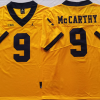 Men's Michigan Wolverines JJ McCarthy #9 Yellow Alumni Player Game Jersey
