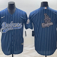Men's Los Angeles Dodgers Blue Team Jersey1 Joint Edition
