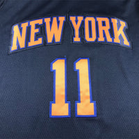 Men's New York Knicks Jalen Brunson #11 Navy Swingman Jersey1 - Statement Edition