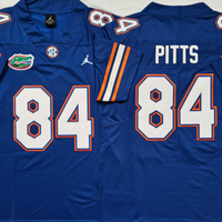 Men's Florida Gators Kyle Pitts #84 Royal Player Game Jersey