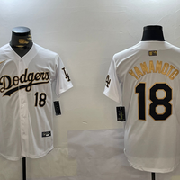Men's Los Angeles Dodgers Yoshinobu Yamamoto White Player Game Jersey1