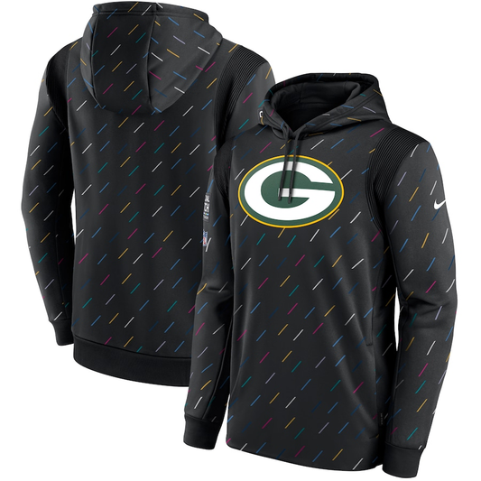 Men's Green Bay Packers NFL 2021 Salute to Service Hoodie2 Black