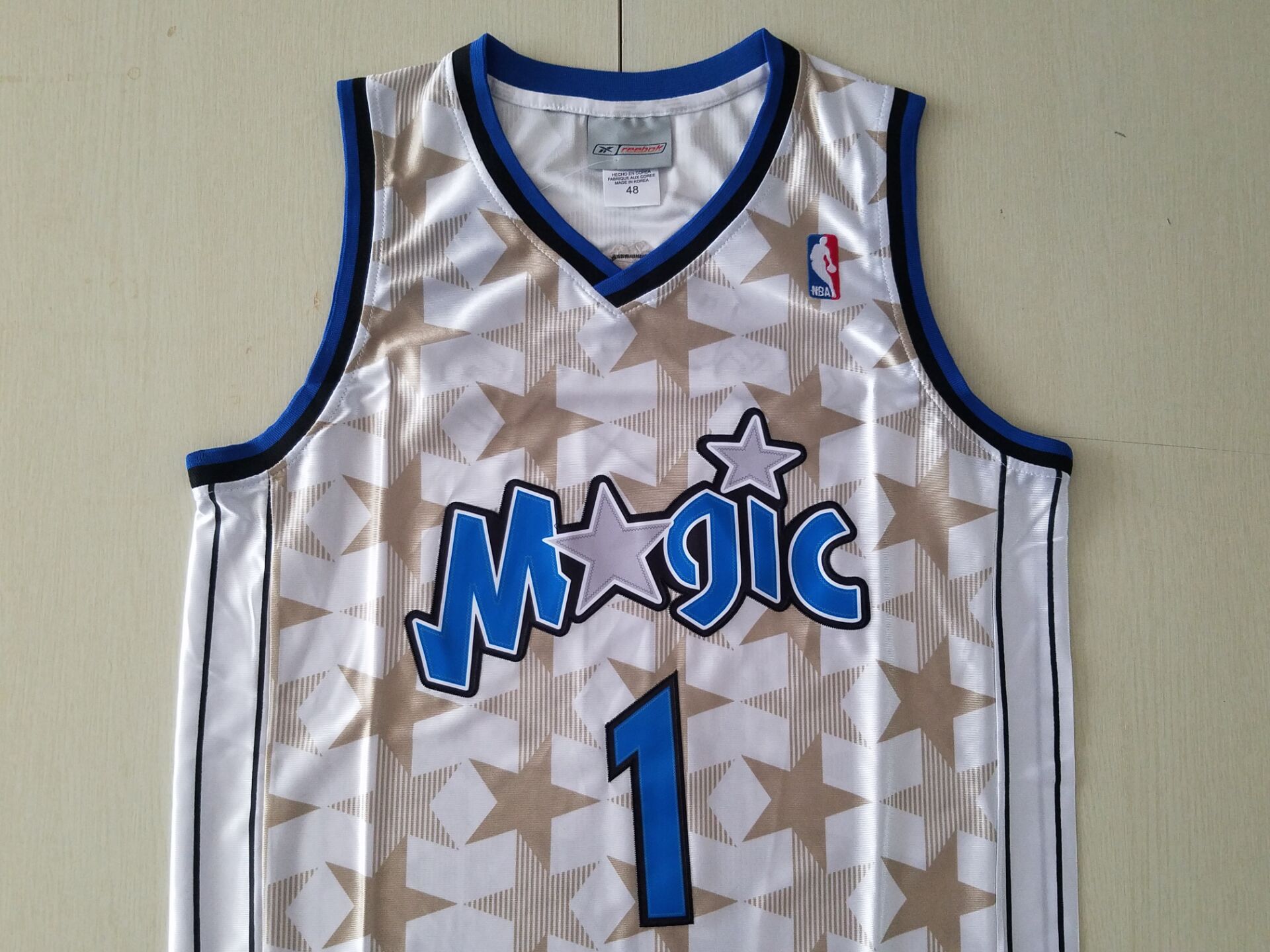 Men's Orlando Magic Tracy McGrady White 2000-01 Swingman Player Jersey1