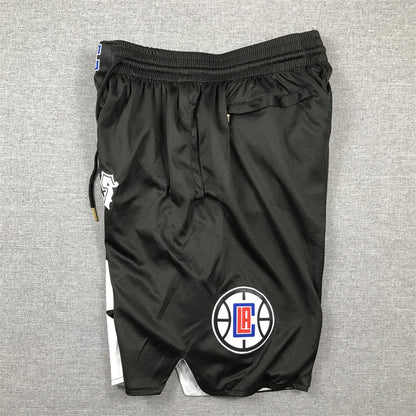 Men's LA Clippers Black Statement Edition Pocket Shorts1