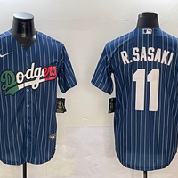 Men's Los Angeles Dodgers Roki Sasaki #11 Royal Player Game Jersey1