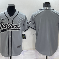 Men's Las Vegas Raiders Gray Blank Jersey1