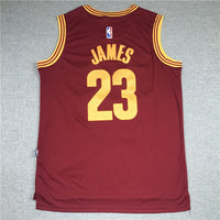 Men's Cleveland Cavaliers LeBron James #23 Red Swingman Fashion Jersey1