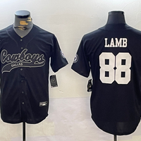 CeeDee Lamb #88 Dallas Cowboys Black Alternate Player Jersey - JerseysFreak