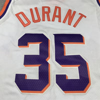 Men's Phoenix Suns Kevin Durant #35 White 2023/24 Fast Break Replica Jersey1 - Association Edition