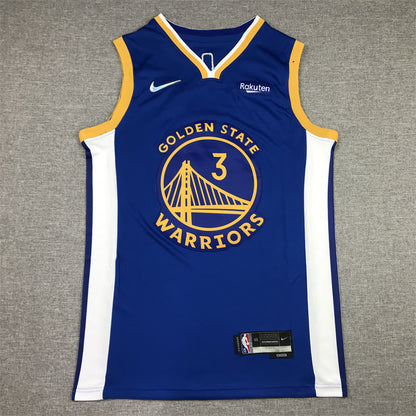Men's Golden State Warriors Jordan Poole #3 Royal 2022/23 Fast Break Replica Player Jersey1 - Icon Edition