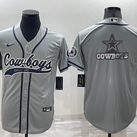 Men's Dallas Cowboys Gray Game Jersey1