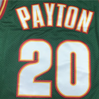 Men's Seattle Supersonics Gary Payton #20 Green Swingman Player Jersey