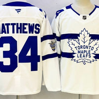 Men's Toronto Maple Leafs Auston Matthews #34 Fanatics White Player Game Jersey