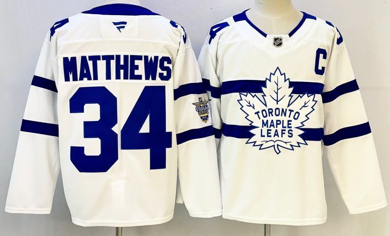 Men's Toronto Maple Leafs Auston Matthews #34 Fanatics White Player Game Jersey