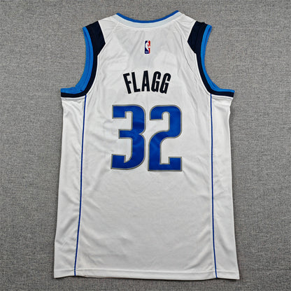 Men's Dallas Mavericks Cooper Flagg #32 White 2025 NBA Draft First Round Pick Swingman Jersey - Association Edition