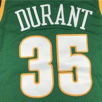 Men's Seattle SuperSonics Kevin Durant 2007-08 Green Hardwood Classics Swingman Jersey