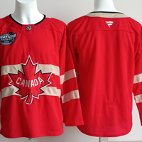 Men's Canada 2025 4 Nations Face-Off Red Player Blank Jersey