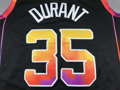 Men's Phoenix Suns Kevin Durant #35 Black 2022/23 Statement Edition Swingman Jersey1