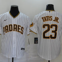 Men's San Diego Padres Fernando Tatis Jr. #23 Stitched White Jersey1