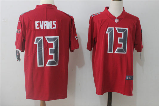 Men's Tampa Bay Buccaneers Mike Evans #13 Red Alternate Game Jersey1