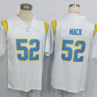 Men's Los Angeles Chargers Khalil Mack #52 White Game Jersey1