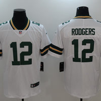 Men's Green Bay Packers #12 Aaron Rodgers Away Game Jersey1