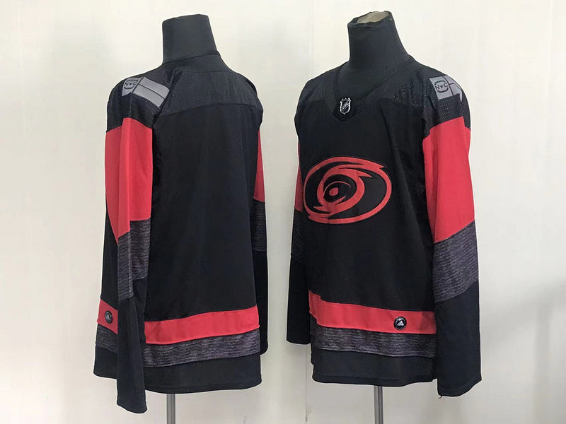 Men's Carolina Hurricanes Black Blank Player Game Jersey1
