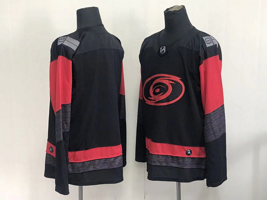 Men's Carolina Hurricanes Black Blank Player Game Jersey1